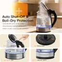 Megawise Electric Glass Kettle with Auto Shut-Off (1.8L)