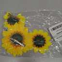 4PCS Sunflower Hair Clips for Women, Yellow Flower Hair Clips Daisy Hair Clip, Large and Small Sunflower Hair Barrettes Floral Hair Accessories