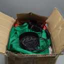 [Flash Light] 10FT Tall Christmas Inflatable Outdoor Decoration Candy Castle with Santa Gingerbread and Penguin, Christmas Blow Up Candy Castle Inflatables for Xmas Outdoor Decorations