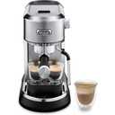 De’Longhi Dedica Maestro Espresso Machine with Milk Frother, 15-Bar Pump & Temperature Control - Barista Coffee Maker Kit for Espresso, Latte, Cappuccino & Iced Coffee - Italian Stainless Steel Design