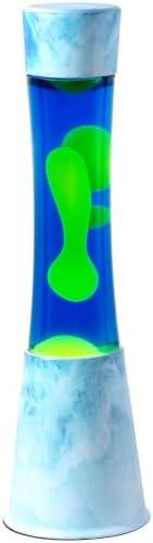 AHCCSD 16 Inch Glacier Magma Lamp,Liquid Motion Lamp Blue Liquid with Green Wax Blue Base Relaxing Gorgeous Lamp for Adults Kids Women Girls Home Office Decor Birthday Great Gift