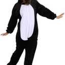 Adult Penguin Onesies Sleepwear Unisex Animal Pajamas Cosplay Costume (Medium)
