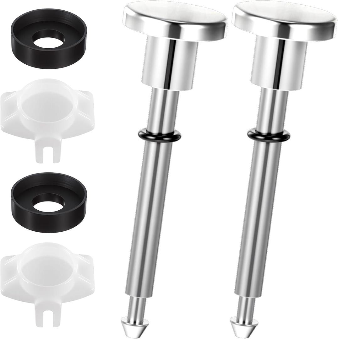 2 Pcs Tub Spout Diverter Repair Kit Universal Shower Diverter Replacement for Bathtub Faucets Dripping Low Water Pressure Issues Includes Valves Stems Gates DIY Home Plumbing Repair Solution