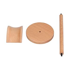 ZPLKKYGR Headphone Stand Beech Unique Shape Portable Stable Headset Holder Hanger Display Rack