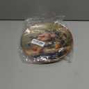 BCUANGD Vintage Peach Round Wall Art Decor - Retro Still Life Food Wall Art Canvas Frame Artwork Prints, Rustic Country Bakery Round Wall Hanging Decorations for Kitchen Home, 10"x10" (Bread-9)