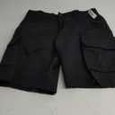Amazon Essentials Men's 10" Classic-Fit Cargo Short (33, Black)