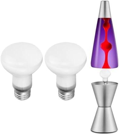 MouMouPurr 2-Pack 100W Lava Lamp Bulb, R20 Reflector E26 Base, AC 120V Lava Lamp Replacement Light Bulb, Compatible with XL or Grande & More