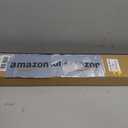 DEZ FURNISHINGS Cordless No Tools 1" Magnet Mini Blinds for Metal Doors, Room Darkening, 25" W x 42" H, White