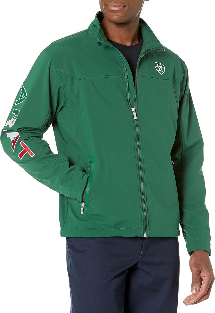 Ariat Male New Team Softshell MEXICO Jacket Verde XX-Large