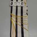 KOMLLEX Green Boho Shower Curtain for Bathroom Decor 72Wx72H Inches Abstract Retro Gold Mid Century Minimalist Modern Leaves Arch Geometric Fabric Waterproof Polyester 12 Pack Hooks Pack Hooks 