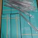 16 Pack Sublimation Tumblers Straight Skinny Tumbler Blanks Bulk 20oz for Heat Transfer, Individual Gift Boxed, Double Wall Insulated Tumbler with Shrink Wrap & Straws