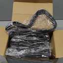 AmazingSpark 50 Pcs White Black Mini Gift Bags Bulk 6.3 x 3.9 x 2.8 Inch Party Favors Elegant Small Gift Bags with Handles and Ribbon Bows for Wedding Birthday Bridal Baby Shower Party Favors