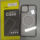 JETech Magnetic Case for iPhone 13 6.1-Inch Compatible with MagSafe Wireless Charging, Shockproof Phone Bumper Cover, Anti-Scratch Clear Back (Black)