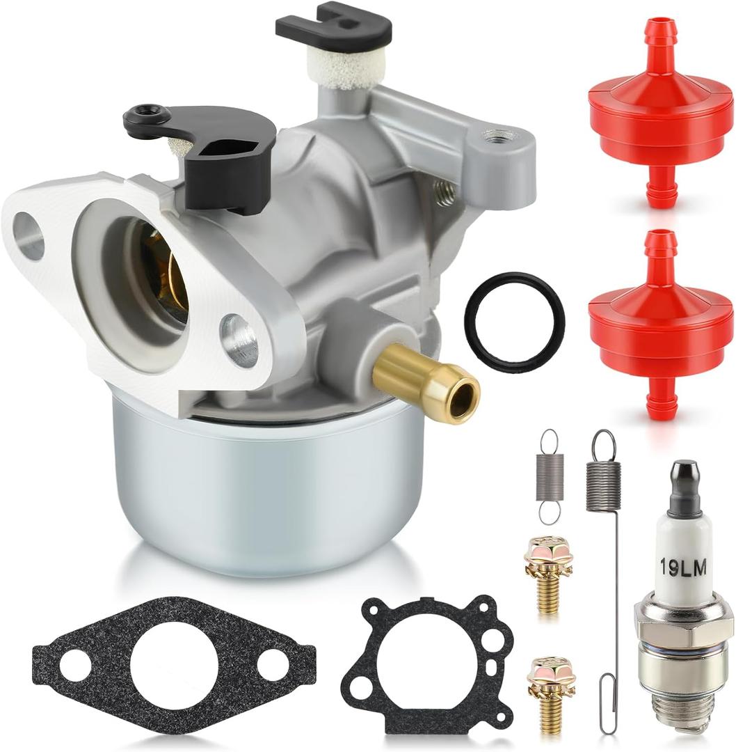 Carbhub 675 190CC Carburetor Kit for 6.25HP 6.75HP Push Mower 190CC 675 Series Engine Craftsman Troy Bilt TB230 725EX Toro 22 Recycler Lawnmower Carburetor 799866 790845 799871 796707 794304