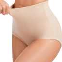 GYDEK Shapewear for Women Tummy Control - High Waist Body Shaping Briefs Compression Underwear Seamless Breathable Girdle for Shapewear XL