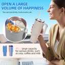 Compatible Stanley Cup 40 Oz 2 In 1 Beverage Separator - Divider Separate Flash Cups, Reusable Silicone Accessory For Parties, Casual, Outdoors, Office (Blue Purple)