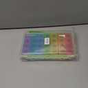 Sukuos Large Weekly Pill Organizer 7 Day (4 Times a Day), Moisture-Resistant Daily Pill Box Medicine Cases for Vitamin/Fish Oil/Supplements - Rainbow Colors