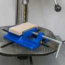 Forward Q193A 3 Inch Drill Press Vise Portable Bench Vise with Slotted Base, 3" Jaw Width