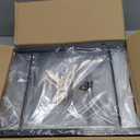 5 Gallon Water Jug Holder - 3-Tier Water Jug Rack with Wheel Reinforced X-Shape Design, 5 Gallon Water Jug Stand with Storage Shelves for Kitchen, Living Room, Office