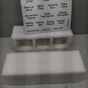 3 Pcs Square Glass Pantry Storage Containers with Bamboo Airtight Lid and 248 Clear Pantry Labels Preprinted - 74oz Thicken Glass Food Storage Jars for Coffee, Cookie, Tea, Sugar, Spice