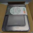 Titanium Cutting Board, Double Sided Food Grade Pure Titanium/PP, Cutting Board for Kitchen, Easy to Clean Large Size [18*12.5+15.5*10.5+12*8.5] (Silver)