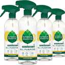 Seventh Generation All Purpose Cleaning Spray Surface Cleaner Lemon Chamomile scent Cuts Grease 23 oz, Pack of 4