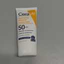 CeraVe 100% Mineral Sunscreen SPF 50 with Zinc Oxide & Titanium Dioxide, Hyaluronic Acid & Ceramides, Oil Free & Non-Greasy, Hydrating Mineral Sunscreen For Body, 5 oz