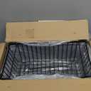 4 Pcs Stackable Wire Baskets for Pantry Organizers and Storage,Vegetable Fruit Basket for Countertop,Kitchen Storage Metal Baskets,Produce Potato Onion Storage Bin,Black