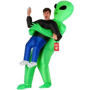 Morph Costumes Alien Pick Me Up, Pack Includes: Inflatable, Fan & Battery Pack, Kid's Costume One Size