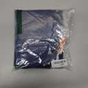 Halcurt Women's Full Zip Long Sleeve Rash Guard Swim Top with Pockets UPF50+ Quick Dry Swimsuit (Large, Navy Tie Dye)