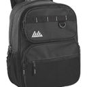 Summit Ridge Travel Backpack for Men and Women, Spacious Work Daypack with Water Bottle Pockets (Black)