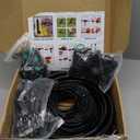 Leak-Proof Drip Irrigation Kit,Quick Connect Irrigation System,2025 New Lock Barbed Garden Watering System with 1/4 inch 1/2 inch Irrigation Tubing Hose for Garden,Raised Garden Bed, Lawn