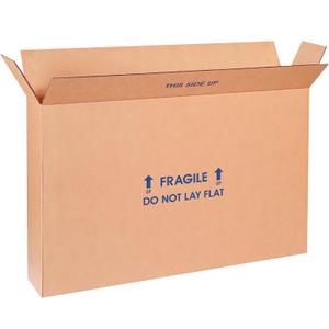 Boxes Fast BF22616FPFOL Flat Screen TV Cardboard Moving and Shipping Box, Fits 19-22, Kraft (Pack of 5)