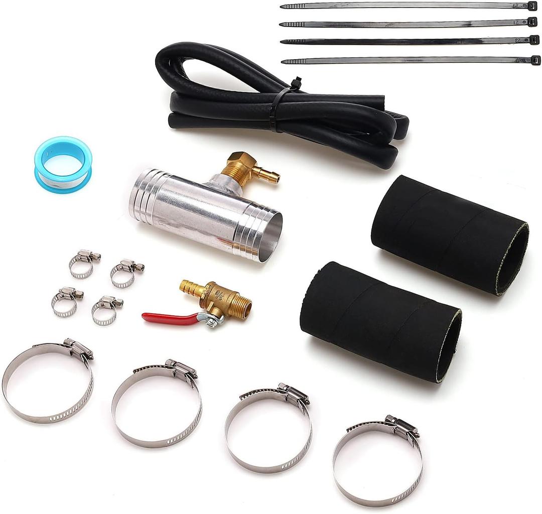 1 3/4" Diesel Installation Kit, Diesel Auxiliary Tank Install Kit Compatible with Gravity Fueled Auxiliary Fuel Tank, Only for Diesel (11408)