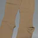 TOFLY 30-40mmHg Medical Graduated Compression Socks for Men & Women, Open Toe Knee High Compression Socks, Firm Support for Circulation Recovery, Shin Splints, Varicose Veins, Edema,Nursing, Beige XL