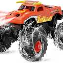 Waterproof RC Cars - 1:16 Monster Remote Control Truck, Christmas Birthday Gifts for Boys 8-12, 4WD All Terrain Off-Road RC Truck, Amphibious Pickup Toys for 8 9 10 11 12 Year Old, Orange