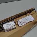 TONIAL 2 Pack Curtain Rods 32 to 58 Inch, Telescoping Splicing 3/4 Inch Single Rods for Windows Decorative Drapery Rod with Small Finial, Bronze