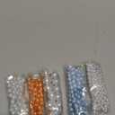 2300PCS No Hole Pearl Beads for Vases Filler, Floating Pearls for Centerpieces Vases, Faux Pearl Beads for Crafts Wedding Party Decor Jewelry Making (4/6/8/10/14/20mm) White Orange Light Blue