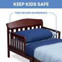 Delta Children Canton Toddler Bed, Cherry, 29x56.25x24.50 Inch