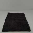 Smiry Luxury Chenille Bathroom Rugs 24x16, Extra Soft and Absorbent Shaggy Bath Mat, Machine Washable, Non-Slip Plush Carpet Runner for Tub, Shower, and Floor, Home Decor Accessories, Charcoal Grey