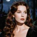 SWEETV Halloween Crown - Midnight Coven, Gothic Crowns for Women, Black Witch Headpiece Halloween Decorations, Evil Tiaras and Crowns, Dark Tiara Rhinestones Baroque Queen Crown