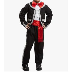 Dress Up America Traditional Mariachi Costume For Boys - Mexican Dress Up Set For Kids - Jacket, Pants, Bow-Tie And Sash (4-6) S