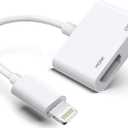 Apple Lightning to HDMI Adapter, Digital AV Audio Dongle, 1080P Sync Screen Cable for iPhone, iPad, iPod to TV/Projector/Monitor, MFi Certified Video Converter