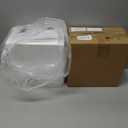 Ripeng Acrylic White Wedding Card Box with Lock Transfers Sticker Mirror Gold Acrylic Cards DIY Card Boxes for Wedding Decoration, Money Box for Bridal Baby Shower Party Reception Anniversary