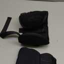 SARISUN Travel Pillows for Airplanes, Airplane Pillow for Long Flight, Airplane Head Strap with Eye Mask for Sleep, Travel Neck Pillow for Car Road Trip, 360 Support Headrest, Stop Bobblehead, Black