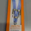 TORRAS Phone Lanyard Crossbody with 2 Phone Tabs, Adjustable Anti Theft Phone Strap for Phones, Premium Metal Buckles, Skin-Friendly, Universal Cell Phone Neck lanyard for Women and Men, Light Blue