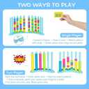 iuuoi Color Matching Challenge Game 2 Pack Fast Pattern Color Sorting & Stacking Toys, Fun Family Board Game for Kids & Adults, 2 Player Birthday Gift for Boys & Girls, Sensory Toys for Autism