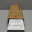 BAYKA White Floating Shelves for Wall  Rustic Wood Wall Shelves with Metal Brackets for Bathroom, Bedroom, Kitchen, or Living Room Decor Organization  Set of 3, Sturdy Storage with 22lb Capacity (15.7inches, C. White - Modern Minimalist Style)