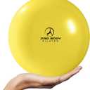 ProBody Pilates Ball, Exercise Balls Physical Therapy - 9 Inch Small Exercise Ball for Between Knees for Rehab, Barre, Core, Stability & Yoga, Physical Therapy Ball for Back Pain (Yellow)