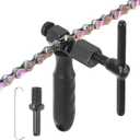 Bike Chain Breaker Tool, Universal Bicycle Chain Tool for 1/3/5/6/7/8/9/10/11/12/13 Speed Chains Link Durable Bike Chain Cutter Tool with Spare Replaceable Pin
